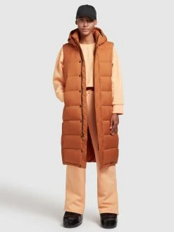 Khujo Vestes Sans Manches Gilet Magneta Femme Orange -Magasin de vêtements Khujo pas cher 20e4f05707c65c95e7a039bc86768f28