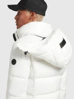 Khujo Vestes Dhiver Veste D’hiver Fala Femme Blanc -Magasin de vêtements Khujo pas cher 21cd8385f7e9247834f28e179850d284