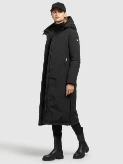 Khujo Manteaux Dhiver Manteau D’hiver ABELLA Femme Noir -Magasin de vêtements Khujo pas cher 21ffeb353bb7fa5712aadecf9372c57a