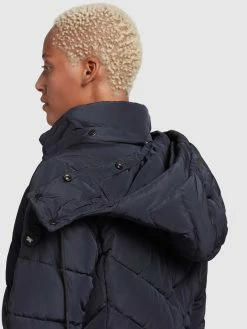 Khujo Manteaux Courts Manteau D’hiver Cups Femme Marine -Magasin de vêtements Khujo pas cher 22116d1b6da4b58c66e48844280d9879