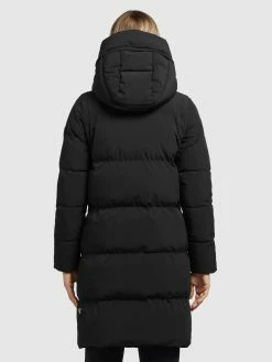 Khujo Manteaux De Mi-saison Manteau Mi-saison Namita Femme Noir -Magasin de vêtements Khujo pas cher 2596ae790fa5b0a33934dc800bcb8e9a
