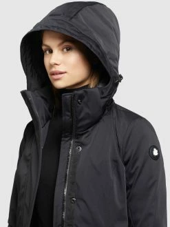 Khujo Manteaux Dhiver Manteau D’hiver Blossom Femme Noir -Magasin de vêtements Khujo pas cher 26051547084ed94883375404982d429a