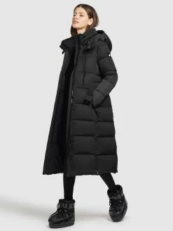 Khujo Manteaux Dhiver Manteau D’hiver HAZELLE Femme Noir -Magasin de vêtements Khujo pas cher 26a96874d6cbeab614caf66570c728cb
