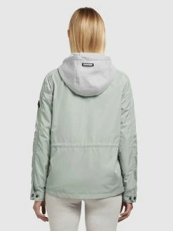 Khujo Vestes De Mi-saison Veste Mi-saison FLAMES Femme Vert Pastel -Magasin de vêtements Khujo pas cher 26efa135ef8e8dd18290fcd144ce3a67