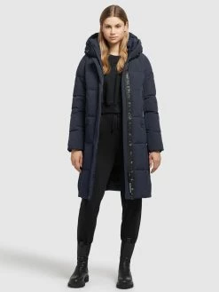 Khujo Manteaux De Mi-saison Manteau Mi-saison Namita Femme Bleu Marine -Magasin de vêtements Khujo pas cher 2708e64b82b2676602a69e5c60a5687d