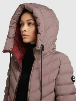 Khujo Vestes De Mi-saison Veste Mi-saison Noomi Femme Rose Ancienne -Magasin de vêtements Khujo pas cher 270f47be8dfc4dd95c83f6b9ee1d8437