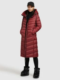 Khujo Vestes Dhiver Veste D’hiver Ingram Shine Femme Rouge Foncé -Magasin de vêtements Khujo pas cher 28e1ec14cccf2a5f96cbe84f9090e0e0