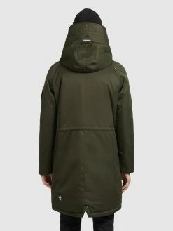 Khujo Manteaux Dhiver Manteau D’hiver Tuck Homme Olive -Magasin de vêtements Khujo pas cher 28ebd66bcdff2120b7cd589190e90e8e