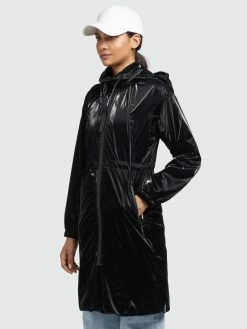 Khujo Manteaux De Mi-saison Manteau Mi-saison Marthe Femme Noir -Magasin de vêtements Khujo pas cher 29942556db3e15da1ff1515de4af2fb9