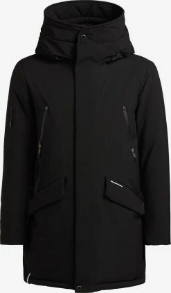 Khujo Manteaux Dhiver Manteau D’hiver Carl Homme Noir