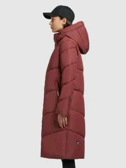 Khujo Manteaux Dhiver Manteau D’hiver Torino 3 Femme Rouge Rouille -Magasin de vêtements Khujo pas cher 2b3d36f68d311499df6760baf8fe8817