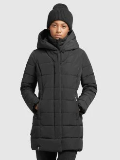 Khujo Manteaux Courts Manteau D’hiver Floyt Femme Noir -Magasin de vêtements Khujo pas cher 2b519df52d6e90150aa4148d88b2466f