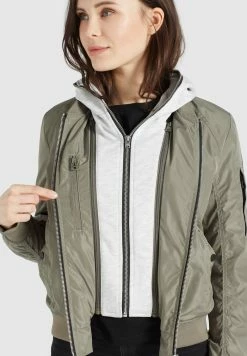 Khujo Vestes Dhiver Veste D’hiver LARIFA Femme Kaki -Magasin de vêtements Khujo pas cher 2caf150c30d5af7b050c4dc2e86de6c9