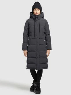 Khujo Manteaux Dhiver Manteau D’hiver Rugg Femme Graphite -Magasin de vêtements Khujo pas cher 2ce8372ee1ebb15f95df96e671f8de18