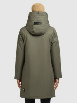 Khujo Manteaux De Mi-saison Manteau Mi-saison LISAD Femme Kaki -Magasin de vêtements Khujo pas cher 2d97fecdb93a8f8cf7ef836f59d38569