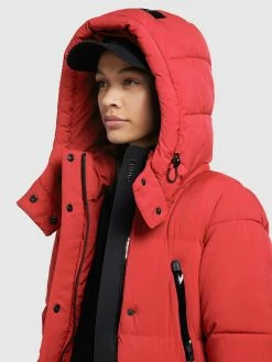 Khujo Manteaux De Mi-saison Manteau Mi-saison Melona Femme Rouge -Magasin de vêtements Khujo pas cher 2ff23dd3cc248e00dc5ecc4f00ef714f