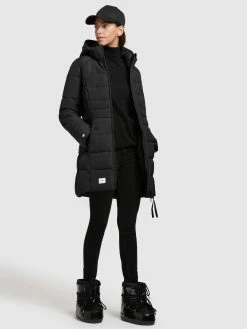 Khujo Manteaux Courts Manteau Mi-saison Amaray Femme Noir -Magasin de vêtements Khujo pas cher 31b306ec76ca0c705827c563029a8a89