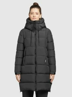 Khujo Manteaux Dhiver Manteau D’hiver Youma Femme Noir -Magasin de vêtements Khujo pas cher 3264e9f95ae52ad0fd3b0a8566b52efb