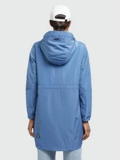 Khujo Manteaux De Mi-saison Manteau Mi-saison Ging Femme Bleu -Magasin de vêtements Khujo pas cher 32c5cc2610849ab05952d5e97c759945
