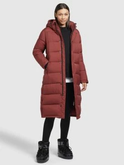 Khujo Manteaux Dhiver Manteau D’hiver Corinna Femme Rouge Rouille -Magasin de vêtements Khujo pas cher 33508d09c4783486cf8baa8f3062a61e