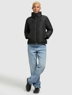 Khujo Vestes Dhiver Veste D’hiver Tuba Femme Noir -Magasin de vêtements Khujo pas cher 3647cb291c3b2a1b00f901f3baf6ca0f