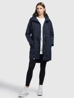 Khujo Manteaux De Mi-saison Manteau Mi-saison Adda2 Femme Bleu Foncé -Magasin de vêtements Khujo pas cher 3a212e75f181c04b3f34226e85cd7c20