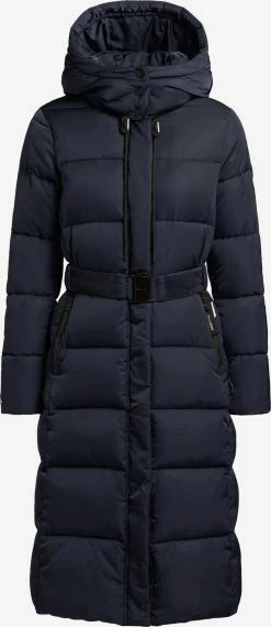 Khujo Manteaux Dhiver Manteau D’hiver Femme Bleu Nuit