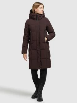 Khujo Manteaux De Mi-saison Manteau Mi-saison Namita Femme Lie De Vin -Magasin de vêtements Khujo pas cher 3c76091118f2f14116c8f271429f7006