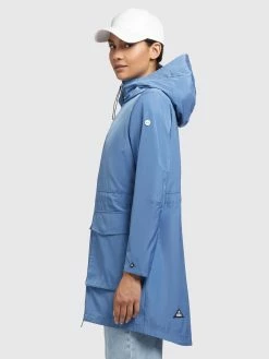 Khujo Manteaux De Mi-saison Manteau Mi-saison Ging Femme Bleu -Magasin de vêtements Khujo pas cher 3e3108c7a0272fa74c420306164c95b1