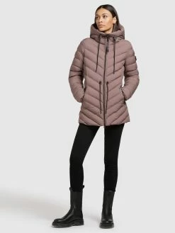 Khujo Vestes De Mi-saison Veste Mi-saison Noomi Femme Rose Ancienne -Magasin de vêtements Khujo pas cher 3e7e73b014d703869e2603fad5adc529