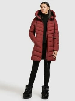 Khujo Manteaux Courts Manteau D’hiver Tuhani Femme Rouge Rouille -Magasin de vêtements Khujo pas cher 3e8e55f73b790934bc126dbb619500c7