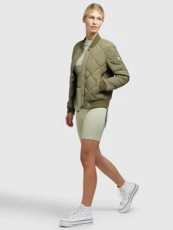 Khujo Vestes De Mi-saison Veste Mi-saison Leona Femme Olive -Magasin de vêtements Khujo pas cher 40f9b6fc65fdb68e4cf1cf036f63441a