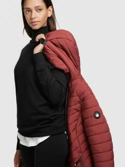 Khujo Manteaux Dhiver Manteau D’hiver Nita Femme Rouge Foncé -Magasin de vêtements Khujo pas cher 41d2ea52e63225d7ad0174809f6db257