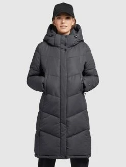 Khujo Manteaux Dhiver Manteau D’hiver Limetta Femme Graphite -Magasin de vêtements Khujo pas cher 420089b4ced1a2e32f5e203ced967c2d