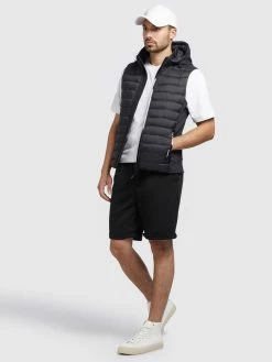 Khujo Vestes Sans Manches Gilet Homme Noir -Magasin de vêtements Khujo pas cher 43043af4808f8c298cd1bee608052b67