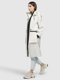 Khujo Manteaux De Mi-saison Manteau Mi-saison Paxi Femme Blanc -Magasin de vêtements Khujo pas cher 435c01f84be657b90a2d09b78ab7facf