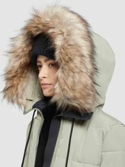 Khujo Manteaux Dhiver Manteau D’hiver LOLL Femme Vert Pastel -Magasin de vêtements Khujo pas cher 442b5ba70818fd789e85cd49aaecd65b