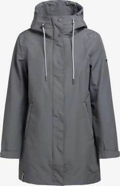 Khujo Manteaux De Mi-saison Manteau Mi-saison Artisa Femme Gris Fumé