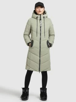 Khujo Manteaux Dhiver Manteau D’hiver Aribay 3 Femme Vert Pastel -Magasin de vêtements Khujo pas cher 45e63c1ded7009061034fb2fed55c462