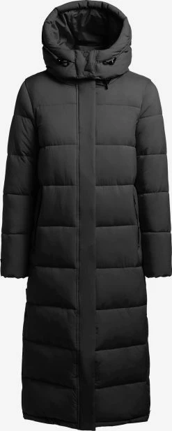 Khujo Manteaux Dhiver Manteau D’hiver EMORIA MATT Femme Noir