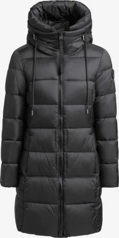 Khujo Manteaux Dhiver Manteau D’hiver TUULA Femme Noir