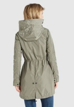 Khujo Parkas Parka Mi-saison CATHARINA Femme Kaki 14 Khujo Parkas Parka Mi-saison CATHARINA Femme Kaki -Magasin de vêtements Khujo pas cher 46b6c7453757beb54d4e22523854cebb