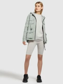 Khujo Vestes De Mi-saison Veste Mi-saison FLAMES Femme Vert Pastel -Magasin de vêtements Khujo pas cher 4768b0e78b94a3e81b00bb6ad59a7b94