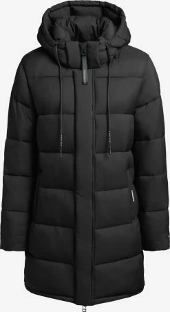 Khujo Manteaux Dhiver Manteau D’hiver Word Femme Noir