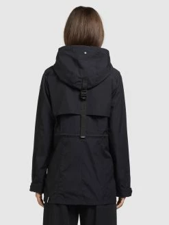 Khujo Parkas Parka Mi-saison FELINA Femme Noir -Magasin de vêtements Khujo pas cher 48438de93f6c442593026011be7a6fc1