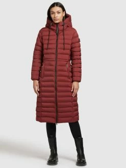Khujo Manteaux Dhiver Manteau D’hiver Mimi Femme Rouge Rouille -Magasin de vêtements Khujo pas cher 49952df3a8625c9fbc8ad297f149a362
