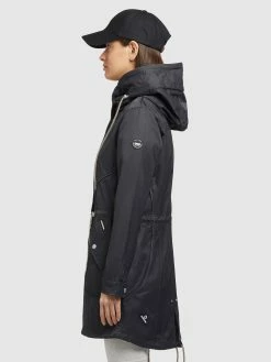 Khujo Parkas Parka Mi-saison ONDA2 Femme Gris Foncé -Magasin de vêtements Khujo pas cher 49c34aec8c5d3fa55a941639a5f1d1a2