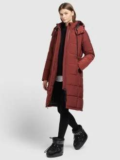 Khujo Manteaux Dhiver Manteau D’hiver Cliv Femme Rouge Rouille -Magasin de vêtements Khujo pas cher 4a1676e97aa6a00fd420b21a53b8b255