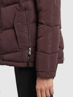 Khujo Vestes Dhiver Veste D’hiver Winsen Femme Bourgogne -Magasin de vêtements Khujo pas cher 4e803b4554dc3978422599392d8474f9