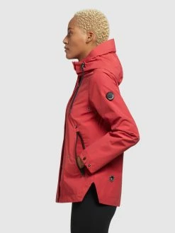 Khujo Vestes De Mi-saison Veste Mi-saison KAYA Femme Rouge -Magasin de vêtements Khujo pas cher 4ecdc280529f939ca5e2a5abc7ff118a